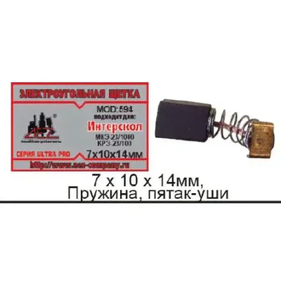 Щетки электроугольные 2шт. для - КРЭ-23/1000 Интерскол AEZ