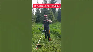 Минута отдыха с бензотриммером Интерскол КБ-44/52ВВ