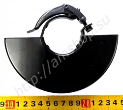 Защитный кожух для МШУ Интерскол 125/1100, автозажим
